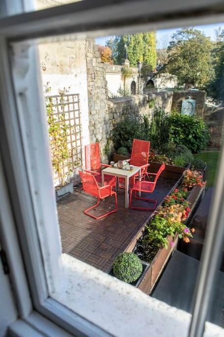 Georgian House Garden Apartment Bath Exterior foto
